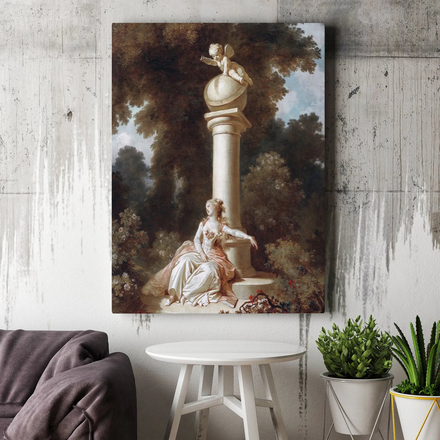 Fragonard The Progress of Love Canvas Print | Vintage Rococo French Painting | Premium Gallery Wrapped Canvas | Collector's Gift for Art Lovers