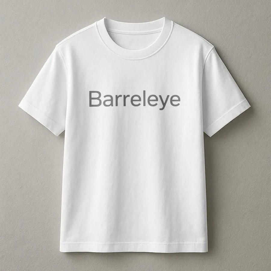 Barreleye Graphic T-Shirt | Minimalist Typography Print | 100% Cotton Premium Tee | Unisex Casual Gift For Ocean Life And Deep Sea Enthusiasts