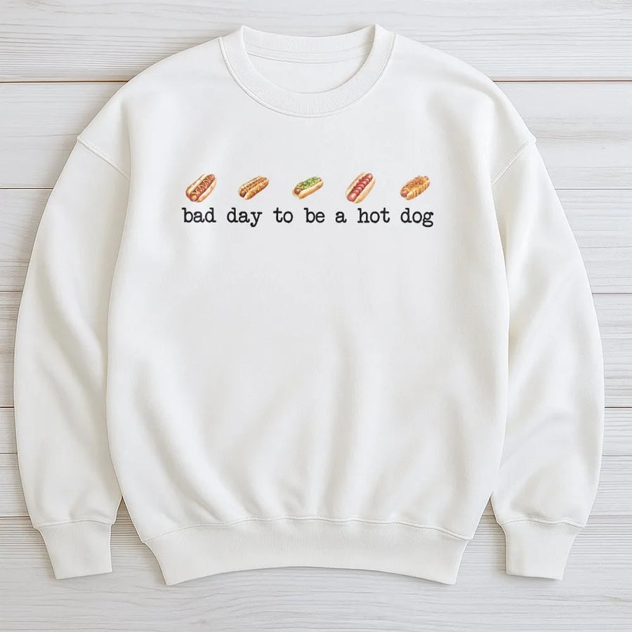 Bad Day to Be a Hot Dog Shirt | Funny Grilling Quote Graphic Tee | Premium Cotton | 4th of July & Memorial Day BBQ Gift