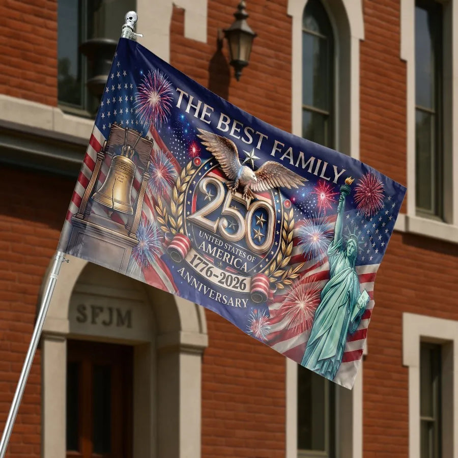 USA 250th Anniversary House Flag | 1776-2026 Commemorative Eagle Design | Premium Double-Sided Polyester | Patriotic Yard Decor Gift