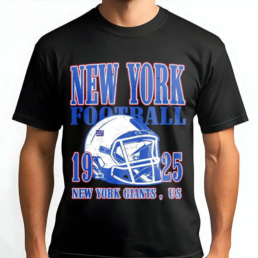 New York Football 1925 New York Giants, Us With Helmet T-Shirt