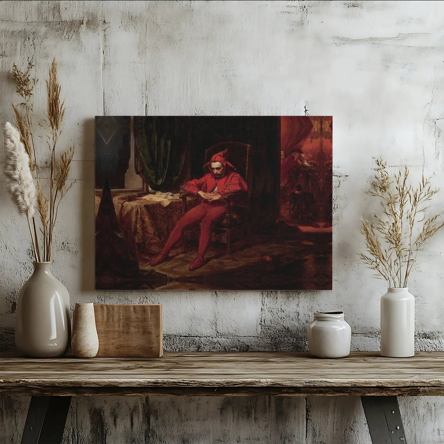Stańczyk By Jan Matejko Canvas Print | Famous Polish Historical Art | 1.25" Gallery Wrap | Premium Museum Quality Home Decor Wall Art