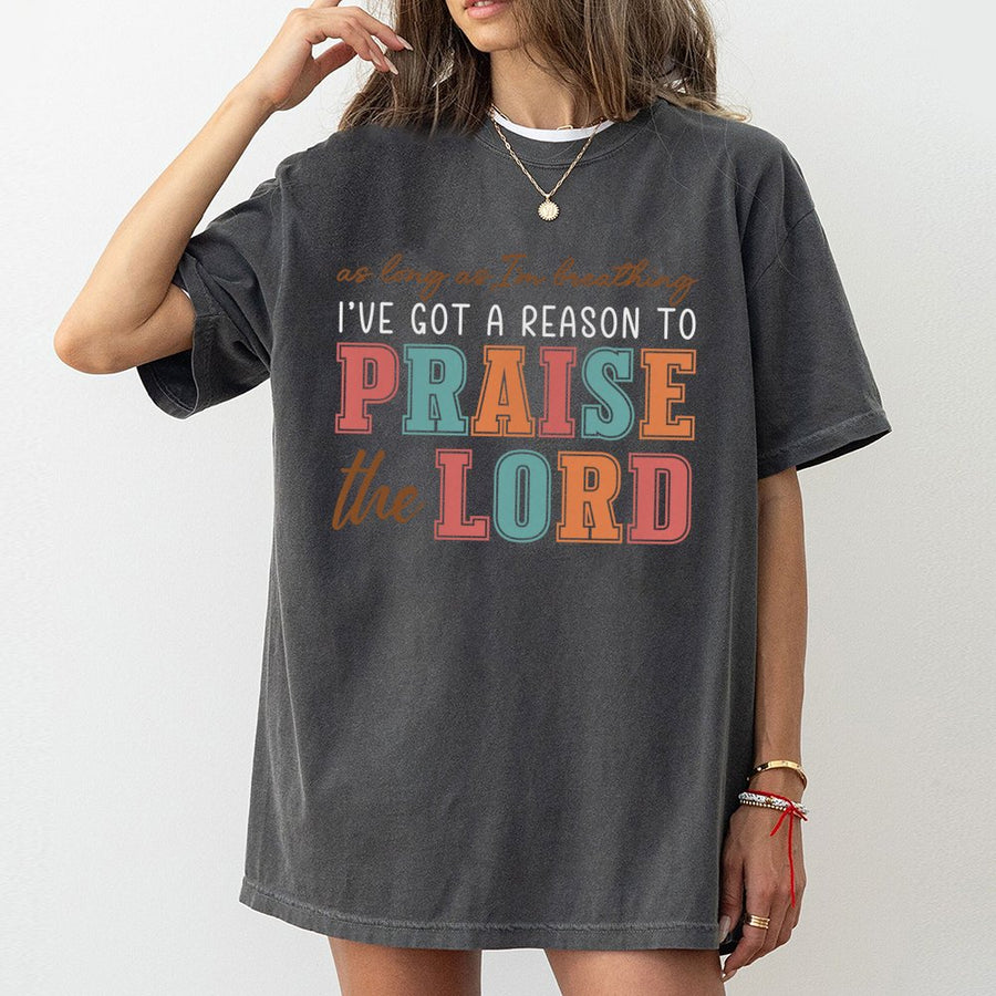 Praise The Lord T-Shirt | Retro Aesthetic Faith Graphic | Premium Soft Cotton | Christian Gift For Men Women