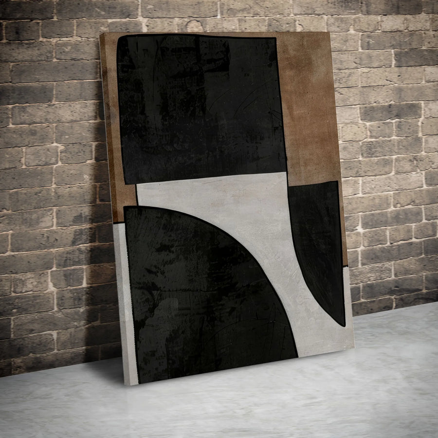 Abstract Canvas Wall Art | Modern Textured Color Block Print | Premium Gallery Wrap Canvas | Modern Home and Office Decor