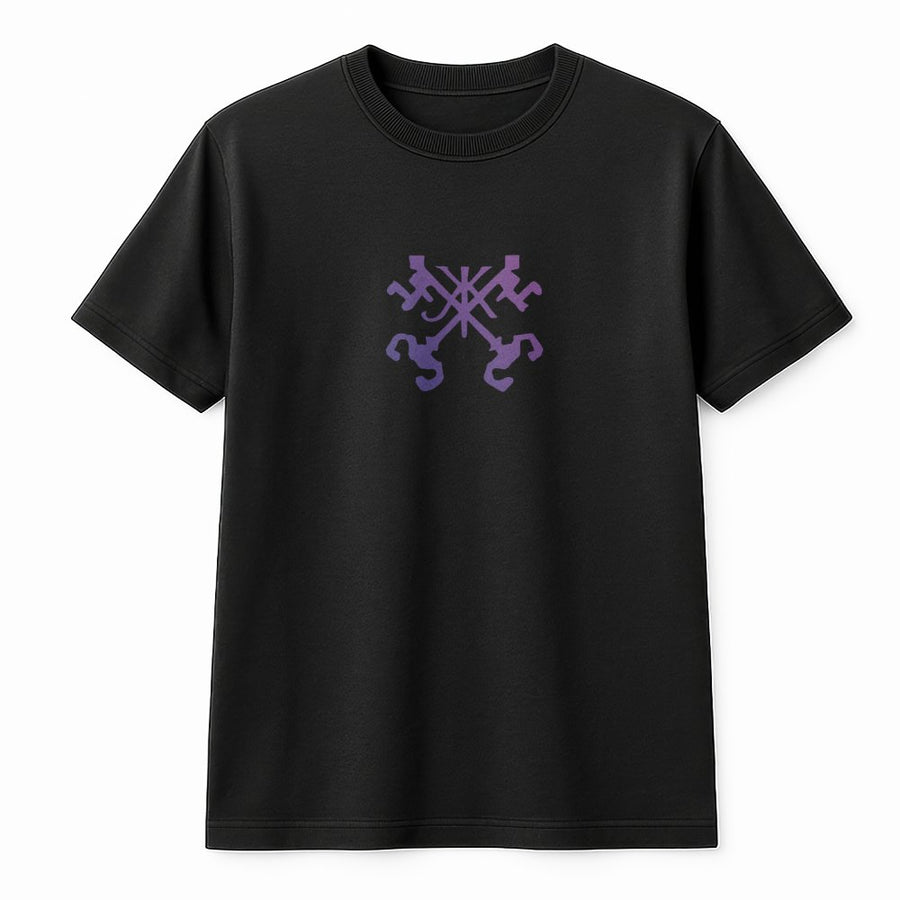 Gothic Symbol Graphic T-Shirt | Minimalist Occult Design Print | Premium Soft Cotton Tee | Unisex Streetwear Gift For Gamers And Fans