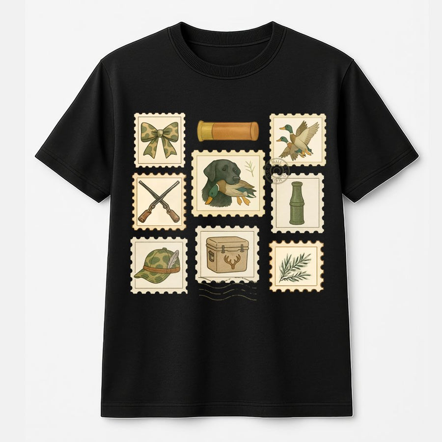 Duck Hunting T-Shirt | Coquette Camo Bow Aesthetic | 100% Cotton Premium Tee | Outdoor Girl Gift for Hunters
