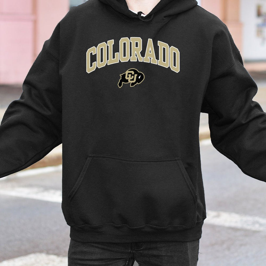 Colorado With Cu Buffaloes Logo Hoodie