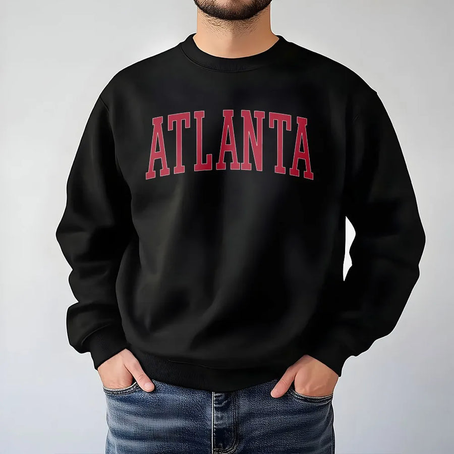 Atlanta Sweatshirt | Vintage Georgia Collegiate Crewneck | Premium Unisex Pullover | City Pride Souvenir Gift for Men and Women