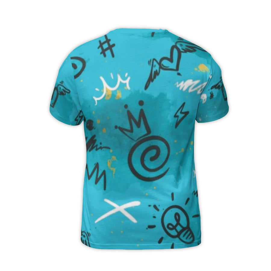 Born Different Graffiti T-Shirt | Streetwear Urban Style Graphic Tee | Premium Stretch Polyester | Unique Gift for Urban Fashion Lovers