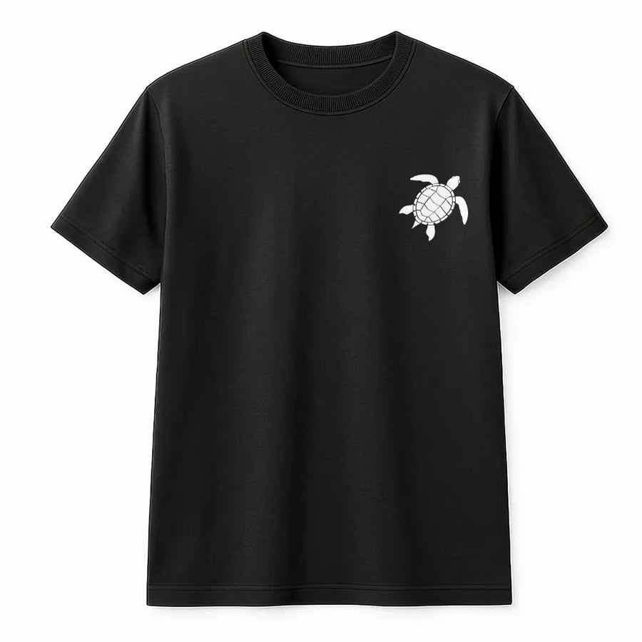 Minimalist Sea Turtle T-Shirt | Vintage Beach Style Pullover | Premium Cotton Blend Sweatshirt | Save The Turtles Gift for Ocean Lover