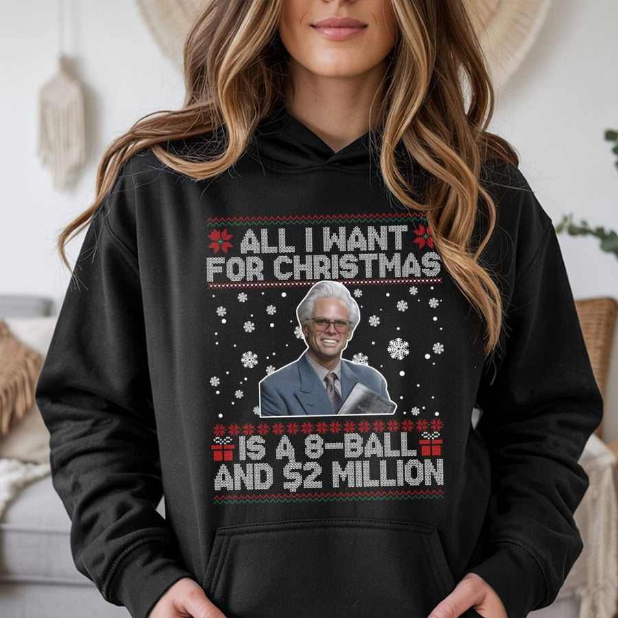 Funny Christmas Hoodie | Retro Meme Graphic Sweatshirt | Premium Cotton Blend | Unisex Holiday Gift for Men and Women
