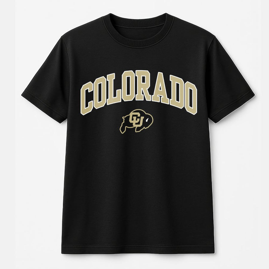 Colorado With Cu Buffaloes Logo T-Shirt