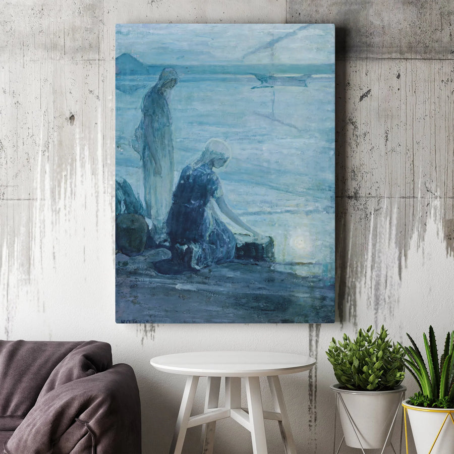 Henry O. Tanner Canvas Wall Art | The Two Disciples at the Tomb Fine Art Print | Premium Fade-Resistant Canvas | Christian Collector's Home Decor