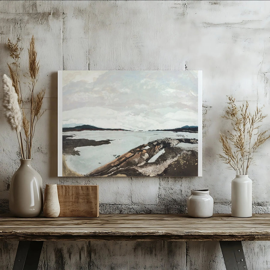 Durrus Seascape Canvas Print | Abstract Irish Coastline Wall Art | Premium Gallery-Quality Painting | Modern Home & Office Decor Gift