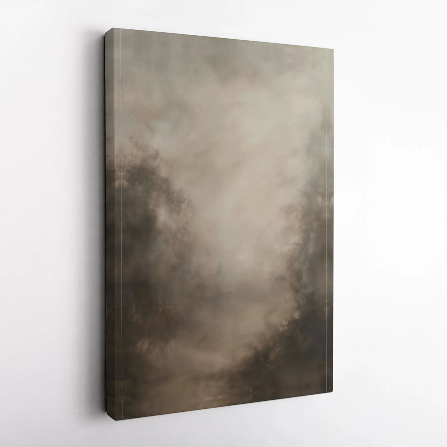 Abstract Canvas Wall Art | Moody Earth Tone Abstract Painting | Premium Gallery Wrapped Canvas | Collector's Gift for Modern Home Decor
