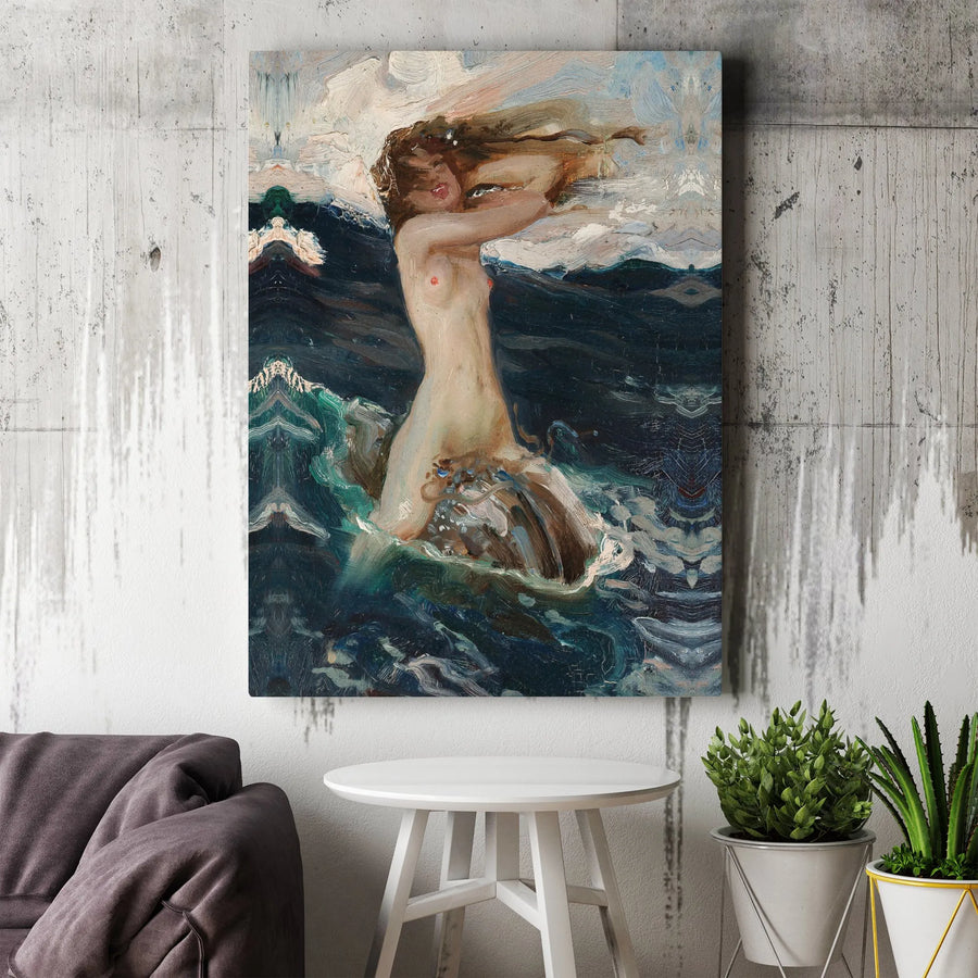 The Birth Of Venus Canvas Print | Odilon Redon Fine Art Reproduction | 1.25 Inch Gallery Wrap | Classic Mythology Wall Art Decor For Home