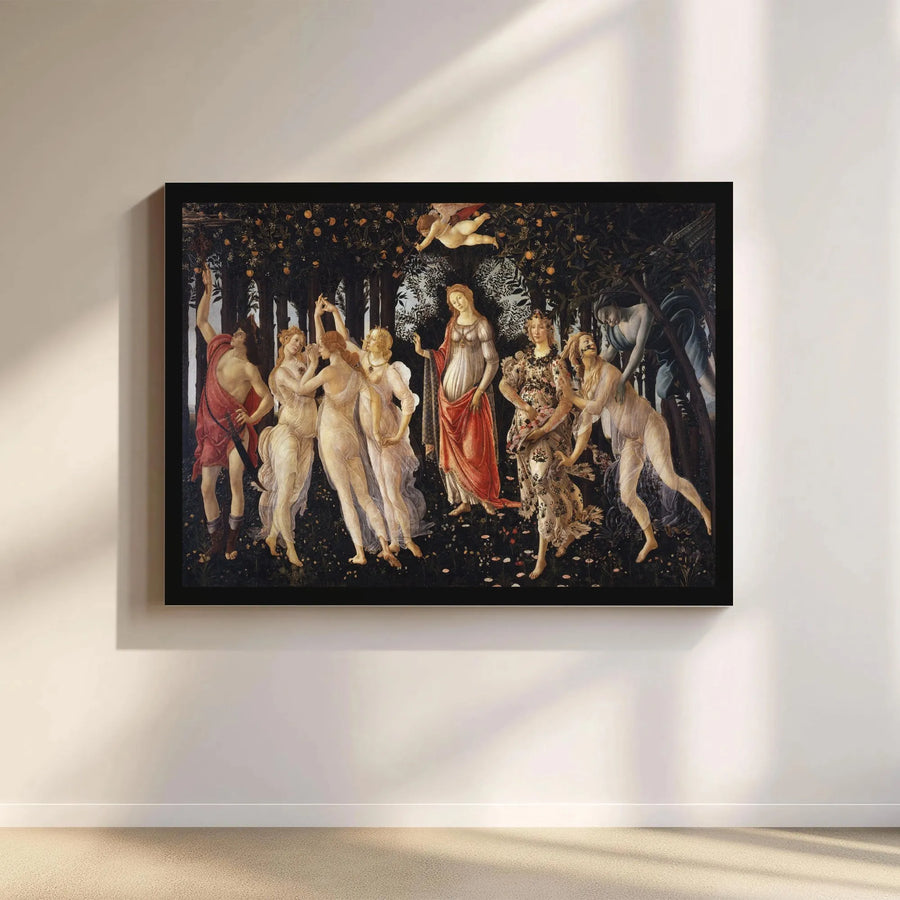 Sandro Botticelli Primavera Wall Art | Classic Renaissance Allegory of Spring Painting | Premium 1.25" Gallery Wrap Canvas | Sophisticated Home Decor Gift