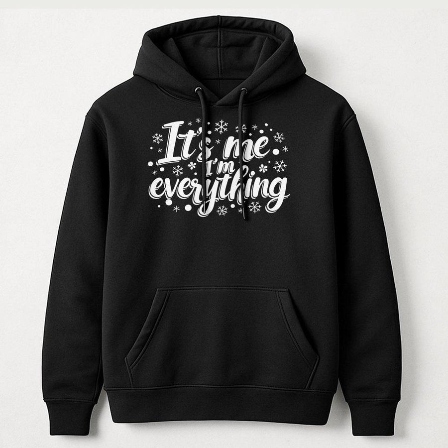 I Have Everything I Want For Christmas Hoodie | Festive Wreath Graphic | Premium Cotton Blend | Cozy Matching Xmas Couple Gift for Holiday Party