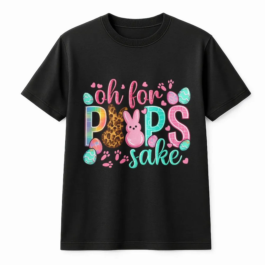 Easter Bunny T-Shirt | Cute Spring Rabbit Graphic Tee | 100% Breathable Cotton | Festive Holiday Apparel for Women and Men