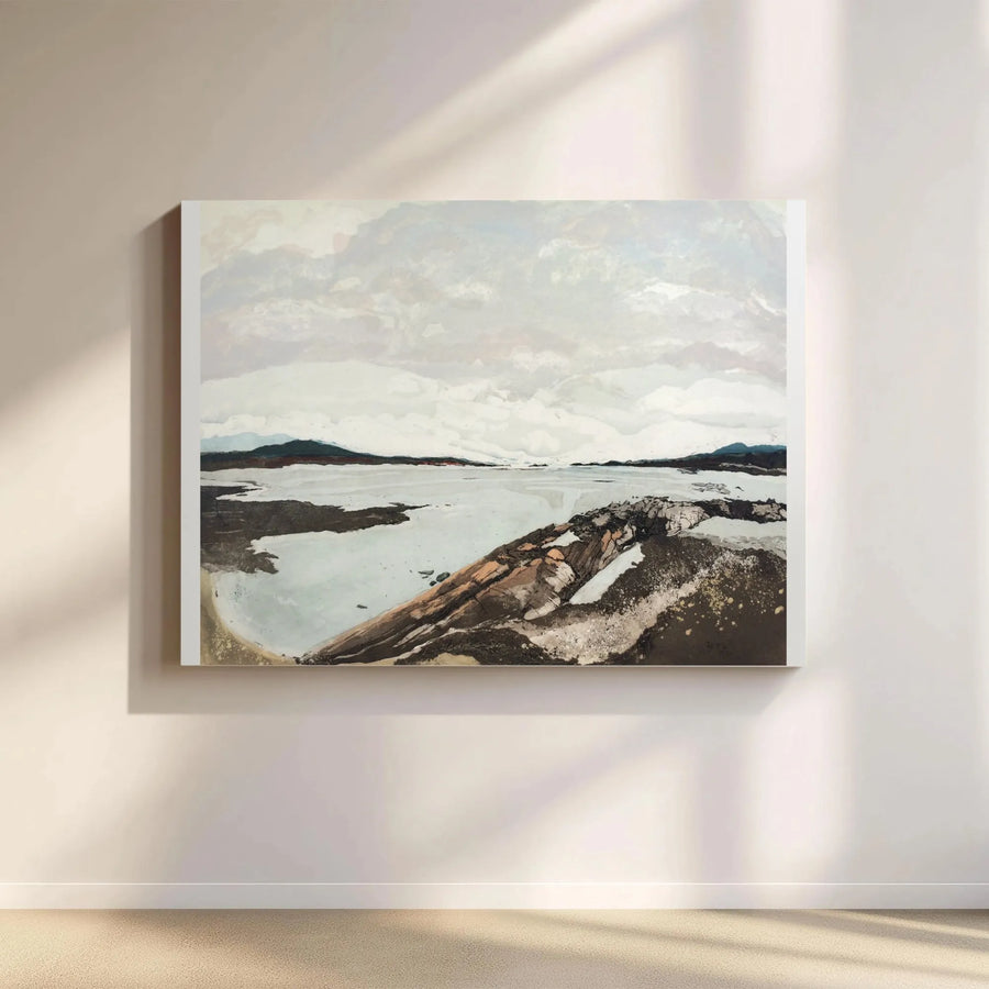 Durrus Seascape Canvas Print | Abstract Irish Coastline Wall Art | Premium Gallery-Quality Painting | Modern Home & Office Decor Gift