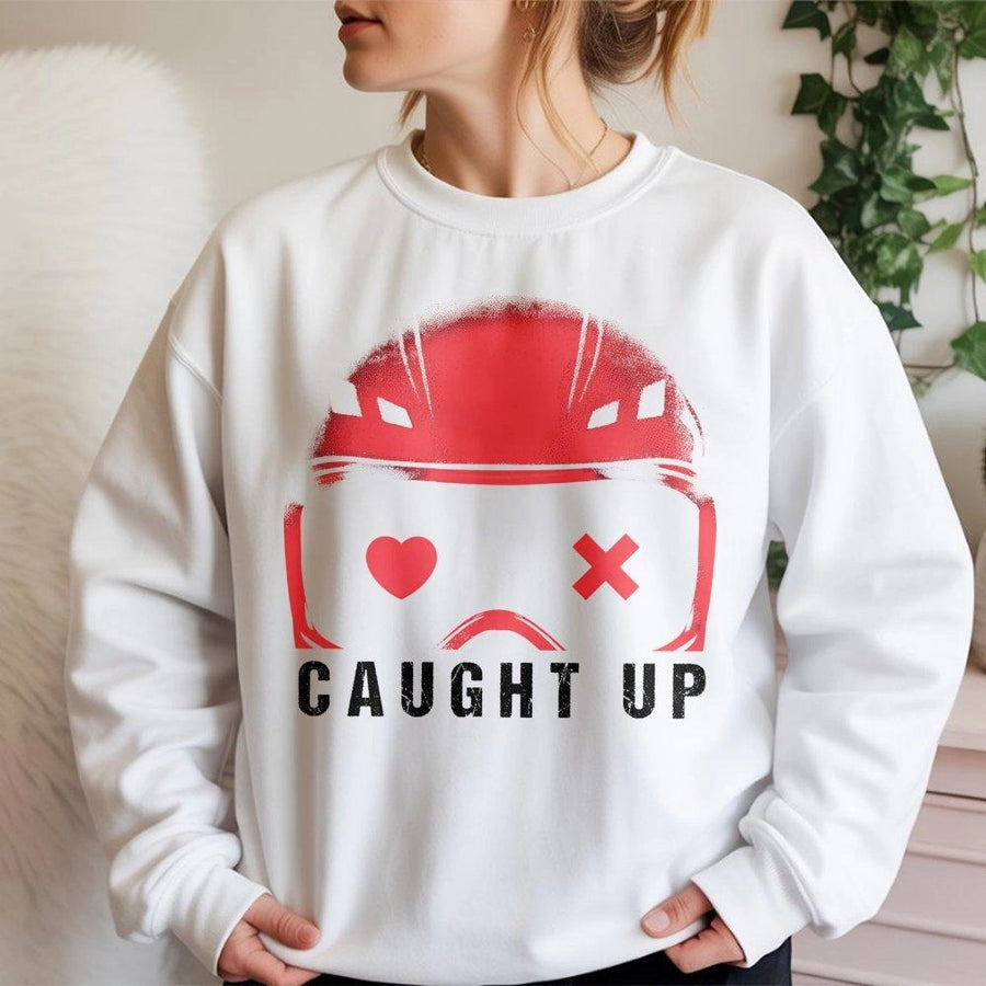 Caught Up Sweatshirt | Dark Romance Graphic Hoodie Alternative | Premium Cotton Blend Crewneck | BookTok Reader Gift For Her