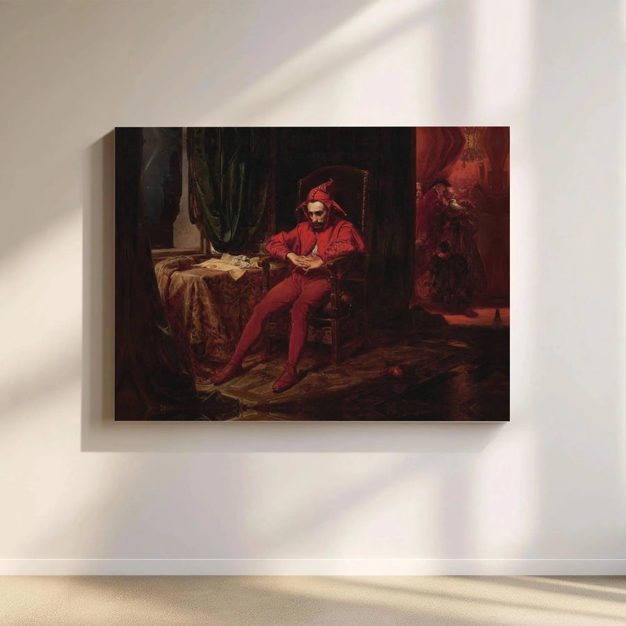 Stańczyk by Jan Matejko Canvas Print | Famous Polish Historical Art | Premium Gallery-Wrapped Wall Decor | Gift for History Lovers & Fine Art Collectors