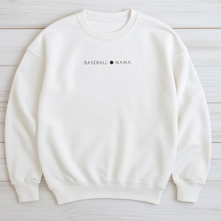 Baseball Mama Sweatshirt | Trendy Game Day Apparel | Soft Cotton Blend | Premium Sports Mom Gift Idea For Her