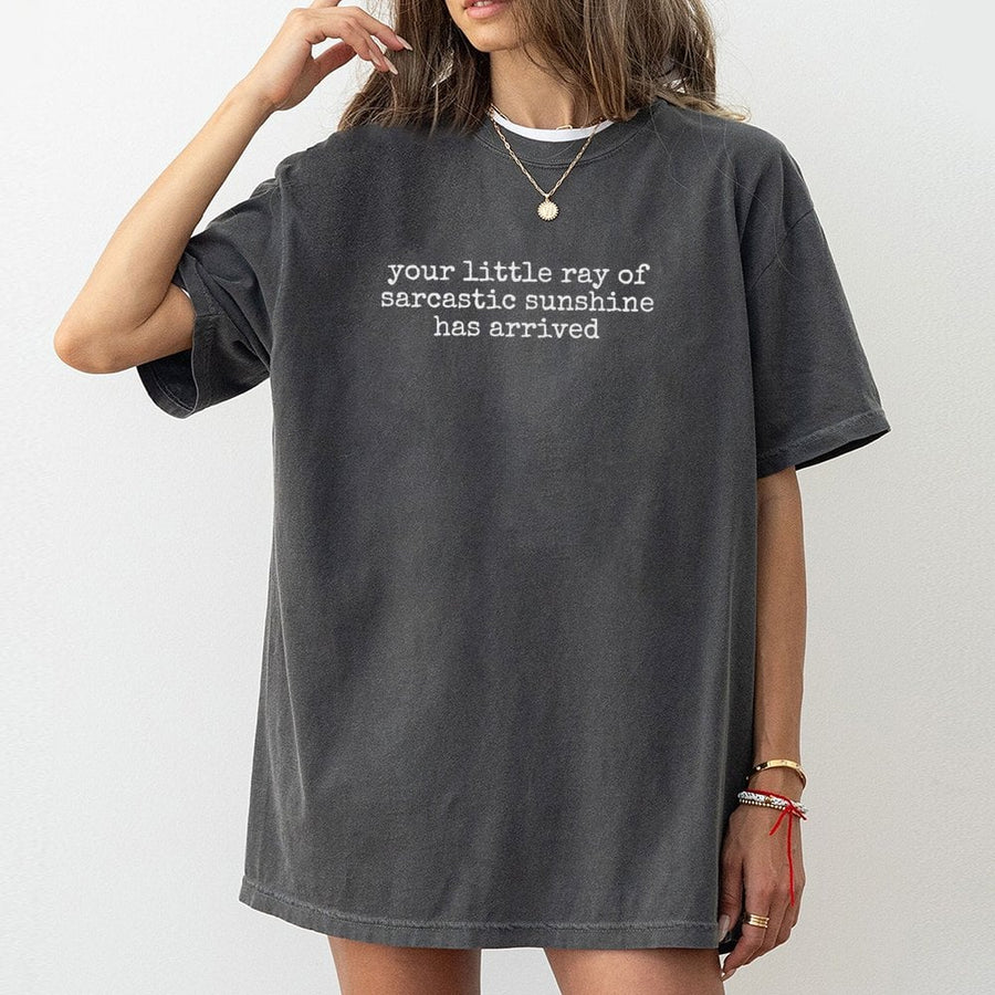 Sarcastic Sunshine T-Shirt | Funny Quote Graphic Tee | Premium 100% Cotton Apparel | Humorous Gift For Women And Men