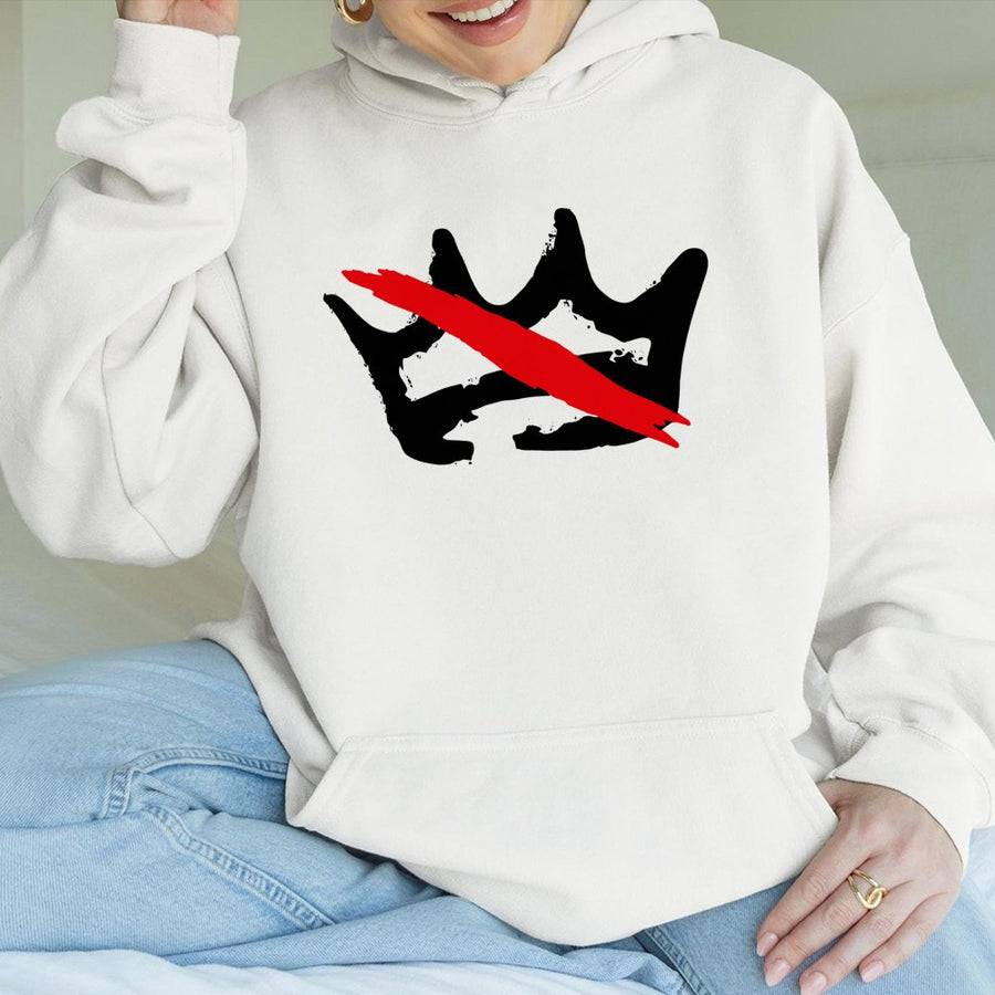 No Kings Protest Hoodie | Anti-Monarchy Graphic Pullover | Soft Cotton-Blend Premium Apparel | Activism Gift for Social Reformers