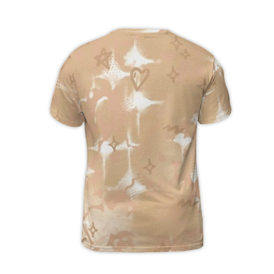 Sneaker Girl 3D T-Shirt | Retro Beige Graphic Print | Premium Polyester Blend | Streetwear Style Gift For Her