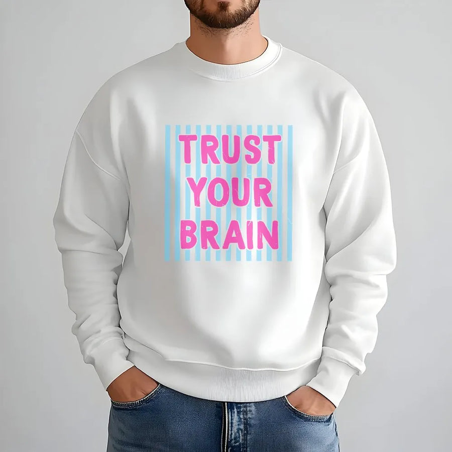 Teacher Testing Day Shirt | Trust Your Brain Retro Graphic | Soft Cotton Tee | Matching State Testing Team Gift