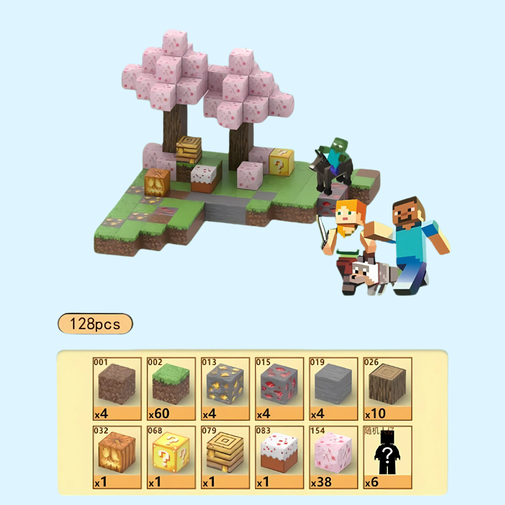 Ziror™ Blocks - Sakura Edition (128pcs)