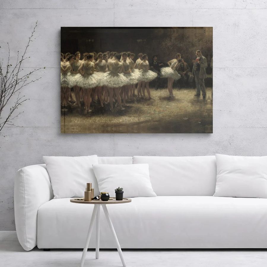 The Ballet Rehearsal Canvas Print | Louis Béroud Fine Art Painting | Gallery Wrapped Wall Decor | Classical Dance Gift for Ballet Lovers