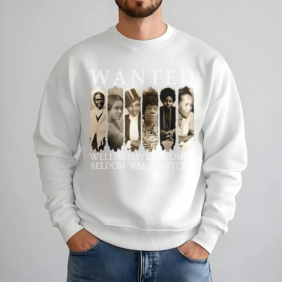 Black History Month Sweatshirt | Iconic Civil Rights Leaders Graphic | Premium Cotton Blend | Empowerment Gift for Activists and Educators