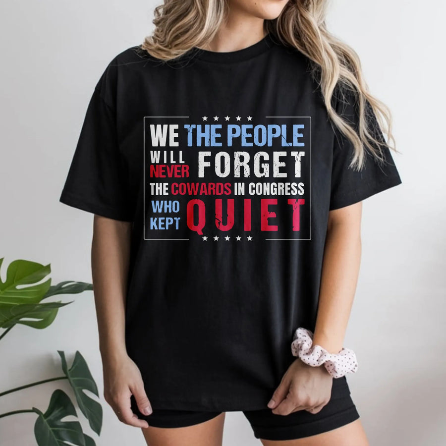 We The People T-Shirt | Patriotic Protest Speech Graphic | Soft Premium Cotton Tee | Unisex Activist Apparel Gift for Voters