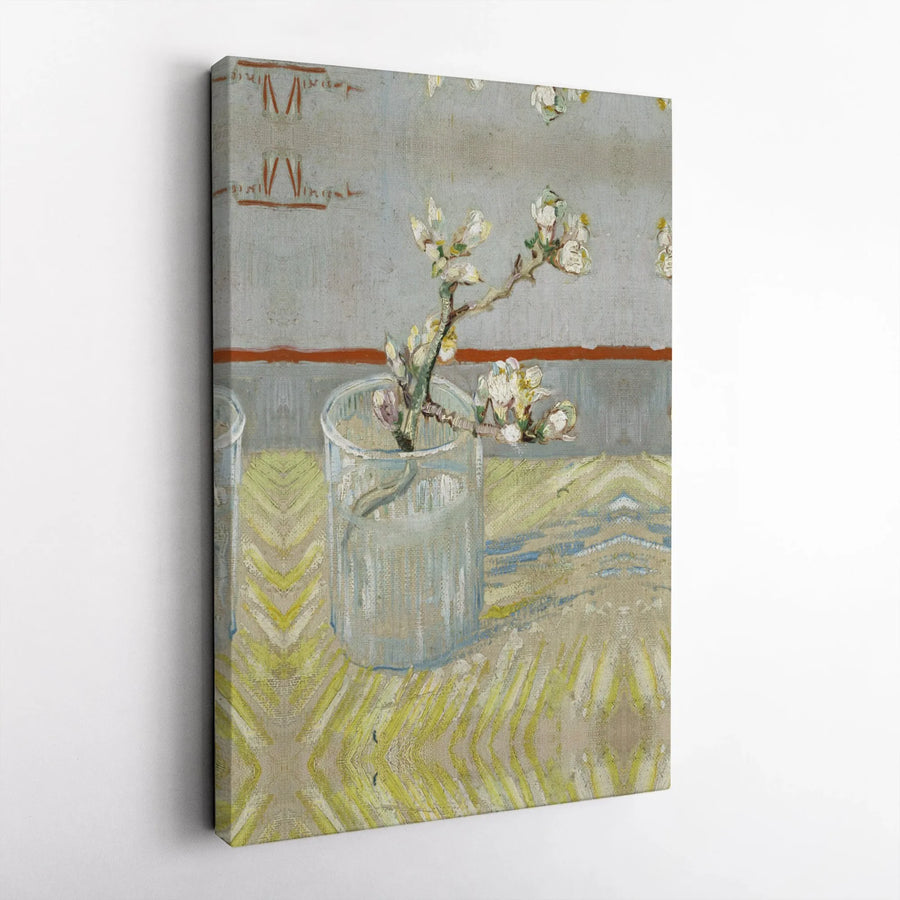 Van Gogh Almond Blossoms Canvas Wall Art | Impressionist Floral Print | Premium Gallery Wrap Decor | Gift for Art Lovers and Home Decor