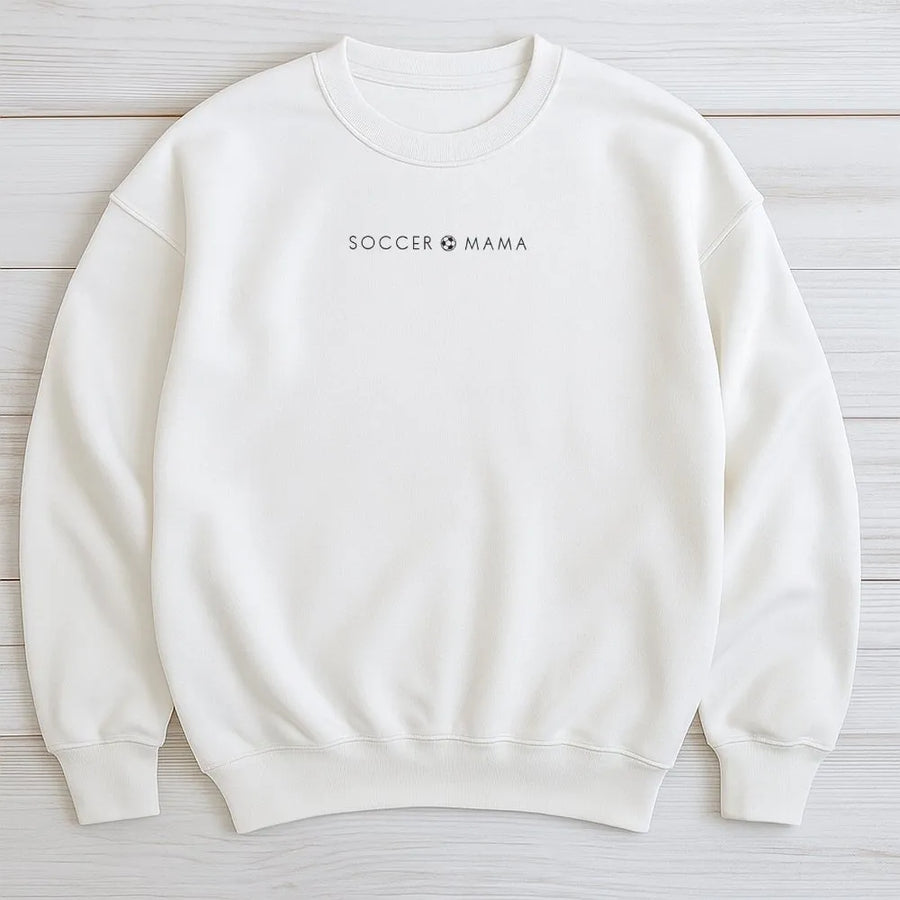 Soccer Mom Sweatshirt | Minimalist Game Day Sweatshirt | Soft Cotton-Poly Blend | Premium Gift For Sports Mom