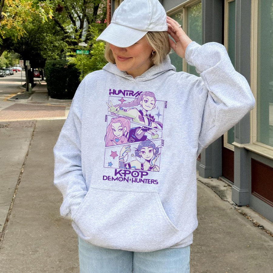 K-Pop Demon Hunters Hoodie | Anime Graphic Streetwear Style | Premium Cotton Blend | Gift for Anime Fan and K-Pop Lover