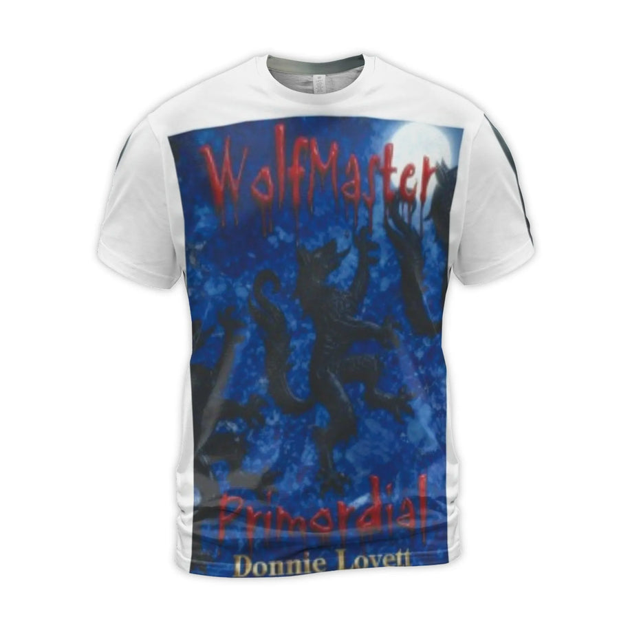 Werewolf Graphic 3D T-Shirt | Wolfmaster Primordial Horror Art | Premium Polyester Blend | Gift For Horror Movie Fan And Gothic Apparel Lovers