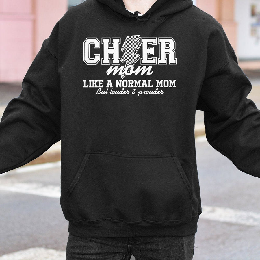 Cheer Mom Hoodie | Funny Cheerleader Parent Quote | Premium Cotton-Blend Sweatshirt | Gift for Cheer Competition Season