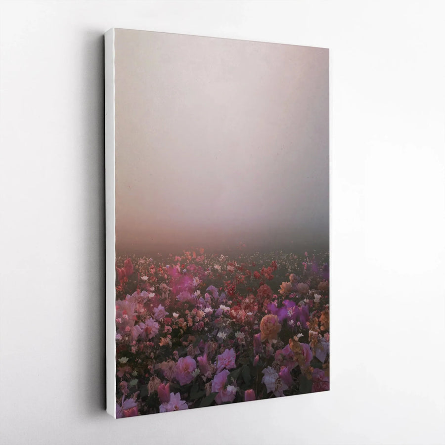 Moody Floral Canvas Print | Ethereal Botanical Photography | Premium Gallery Wrap Canvas | Boho Bedroom Wall Decor Gift