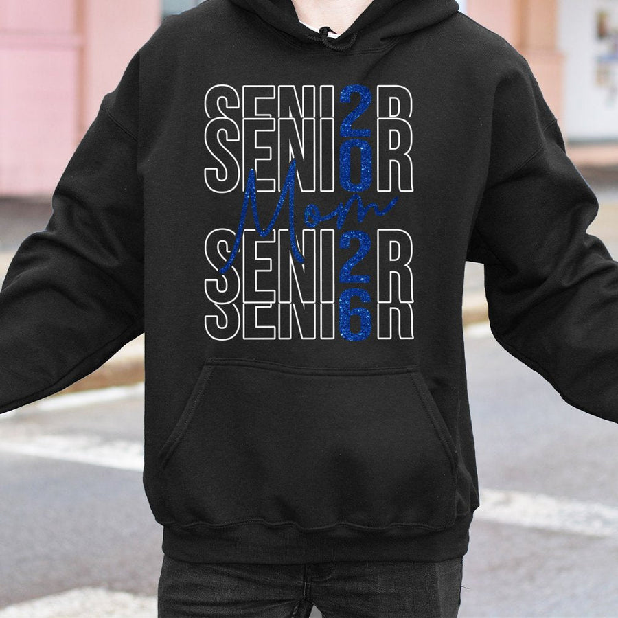Senior Mom 2026 Hoodie | Class Of 2026 Graduation Sweatshirt | Premium Cotton Blend | Gift For Proud Graduation Parent