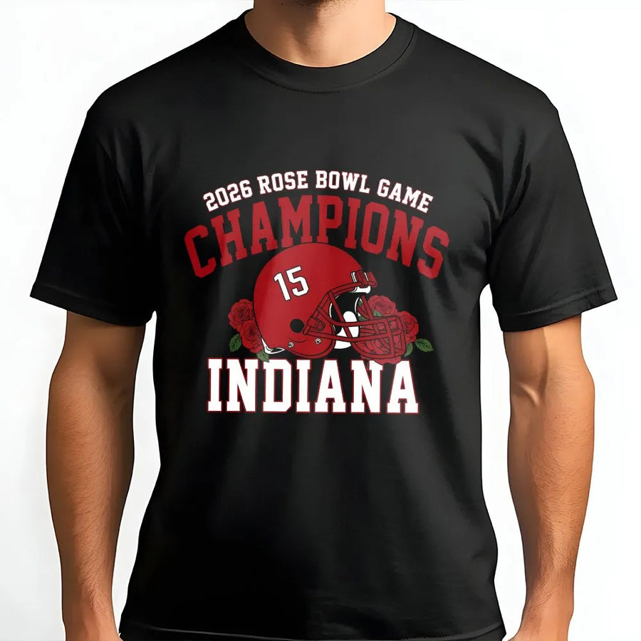Indiana Football 2026 Rose Bowl Champions T-Shirt, Indiana Team Players T-Shirt, Iu Football T-Shirt, Indiana Univers