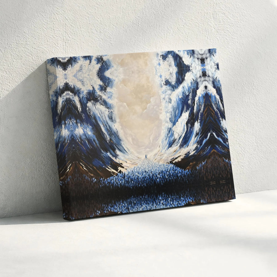 Moses Parting The Red Sea Wall Art | Biblical Miracle Canvas Print | Gallery-Quality Decor | Religious Home Gift