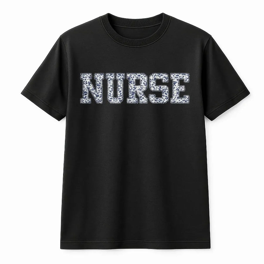 Nurse Awareness T-Shirt | Blue Ribbon Design | 100% Premium Cotton | Gift For RN Nursing Student
