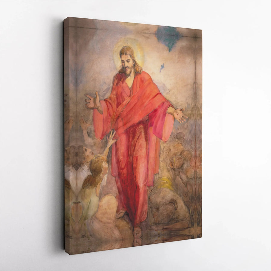 Jesus Christ Canvas Print | Religious Wall Art | Premium Gallery Wrapped Decor | Christian Home Decor Gift