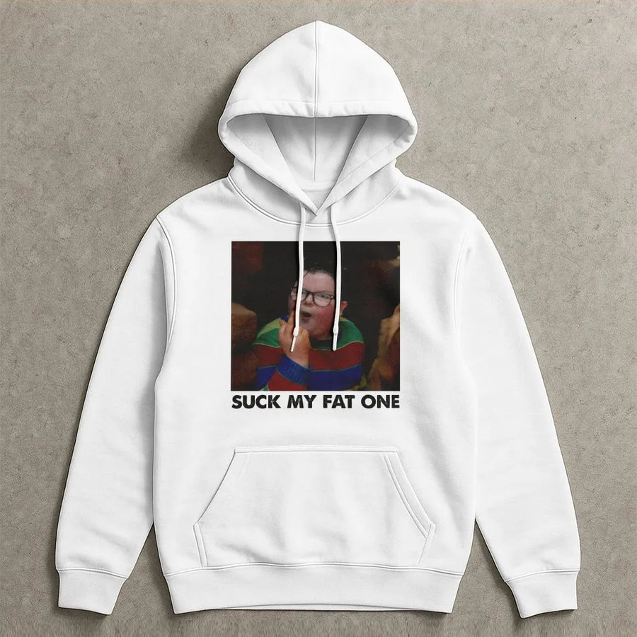 Suck My Fat One Hoodie | Funny Meme Graphic Pullover | Premium Cotton Blend | Gift For Teenagers And Adults With A Sense Of Humor