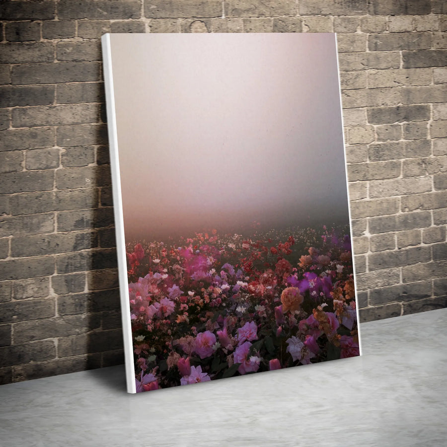Moody Floral Canvas Print | Ethereal Botanical Photography | Premium Gallery Wrap Canvas | Boho Bedroom Wall Decor Gift