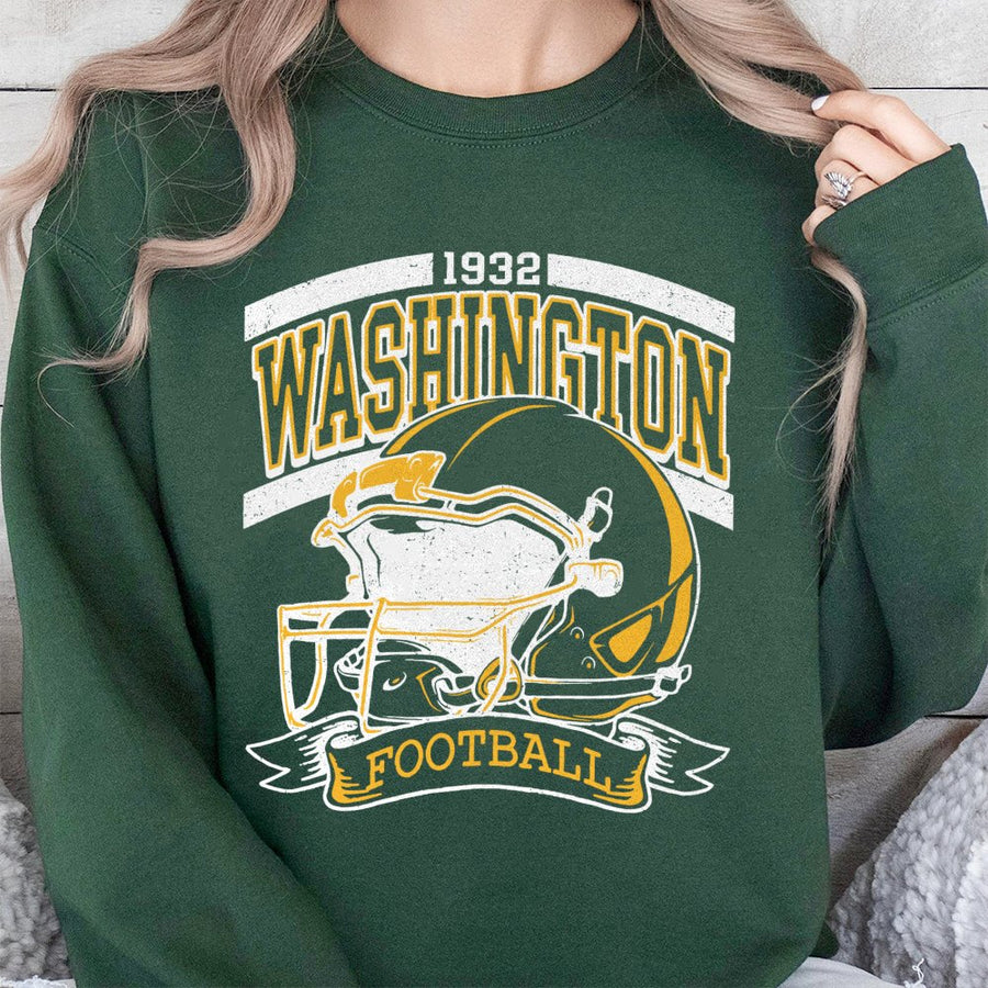 Vintage 90s Style Washington Football Vintage Sweatshirt Washington Commander Sweatshirt Washington Fan Gift
