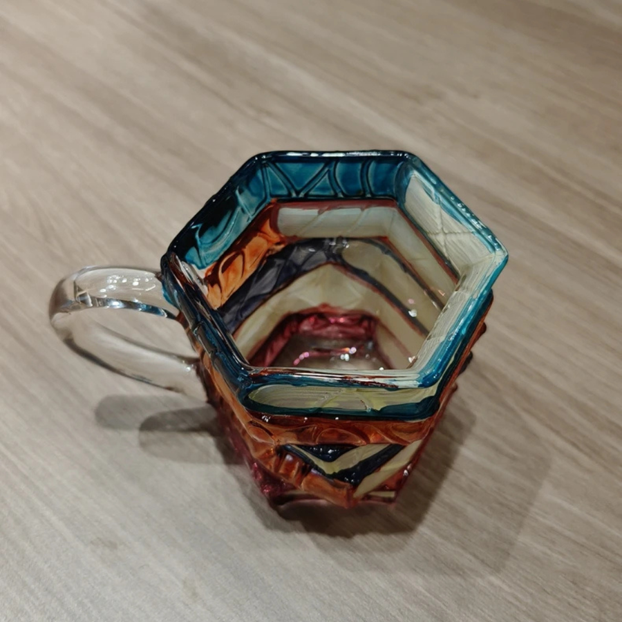 Glass Books Mug